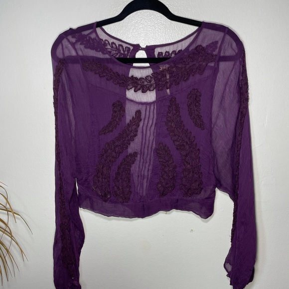 Free people mesh blouse - Picture 4 of 9